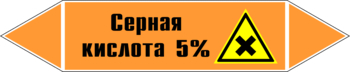 Маркировка трубопровода "серная кислота 5%" (k23, пленка, 507х105 мм)" - Маркировка трубопроводов - Маркировки трубопроводов "КИСЛОТА" - магазин "Охрана труда и Техника безопасности"